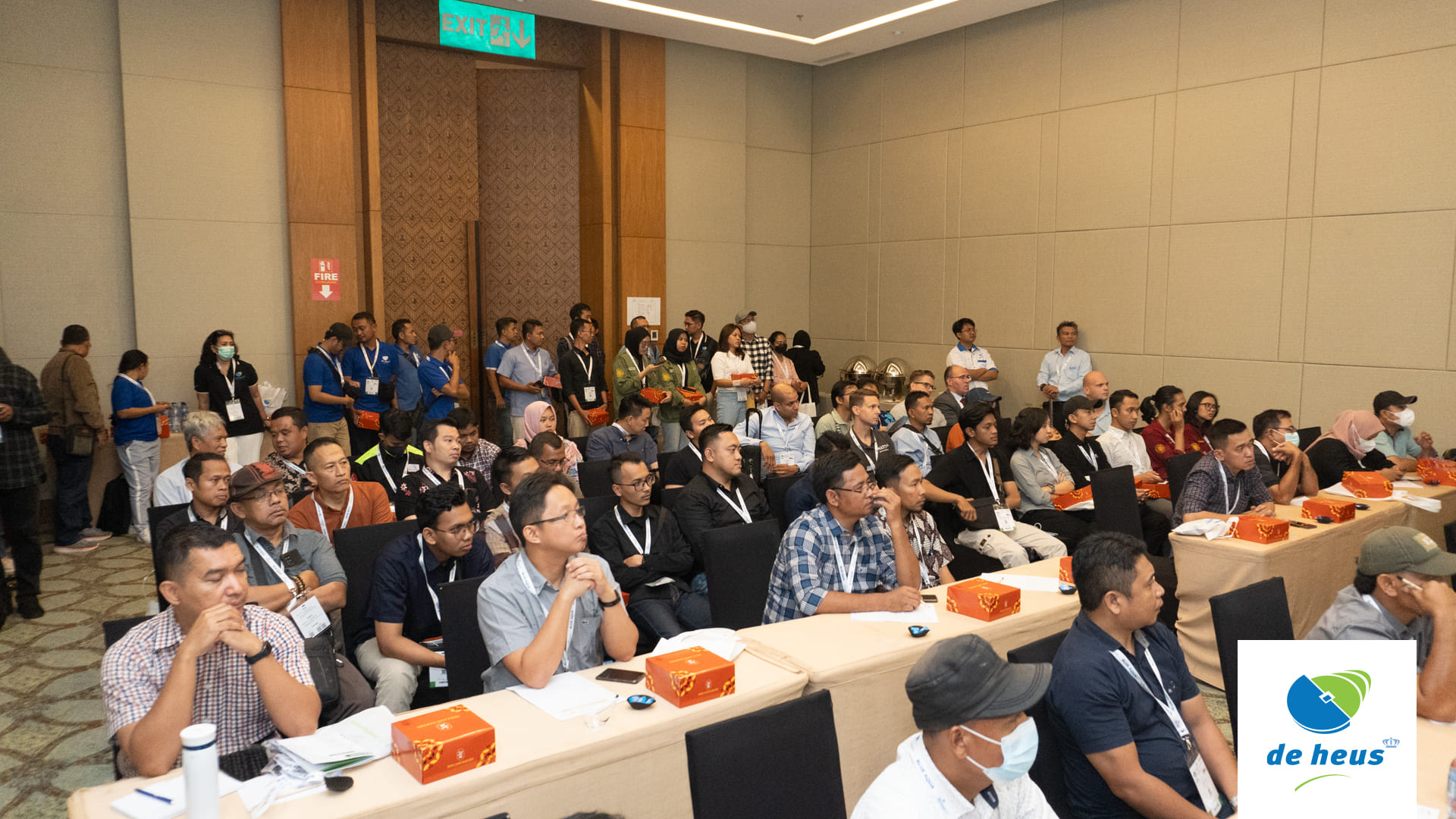 Suasana seminar yang diberikan oleh Jan van Den Brink pada ILDEX 2023