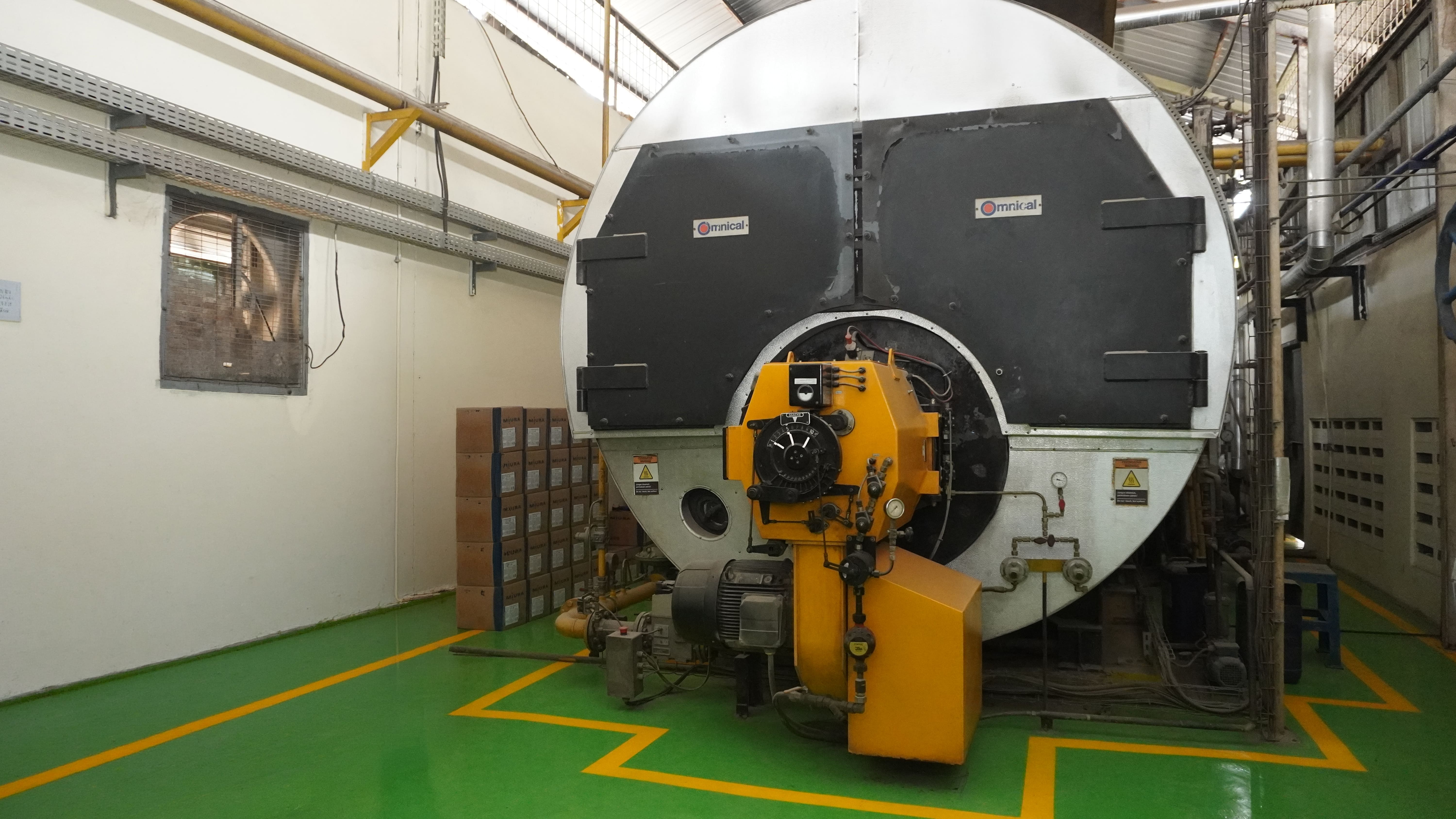 Boiler De Heus menggunakan gas alam