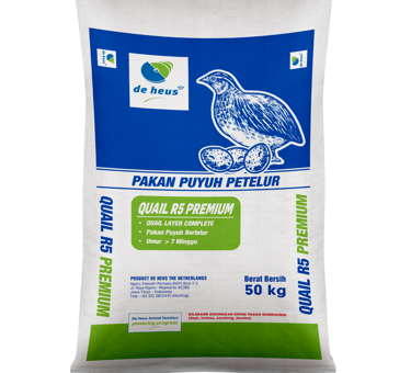 Pakan Layer Quail R5 De Heus Indonesia